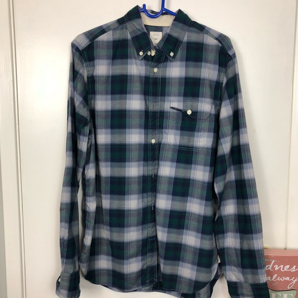 Vintage Gap Soft Flannel Plaid Shirt